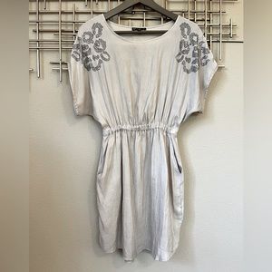 Express | Rhinestone Cap Dolman Sleeve Dress